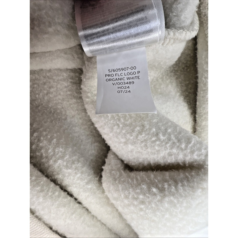 GAP Athletic Sherpa Hoodie Men's M Organic White Teddy Fleece Pullover - Picture 7 of 7